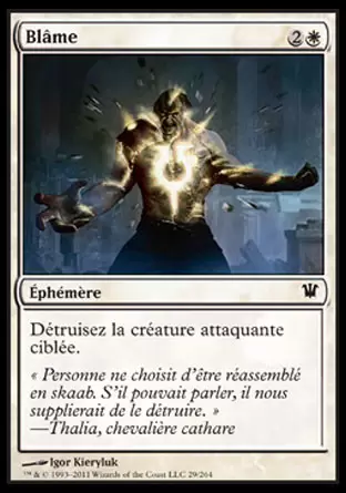Innistrad - Blâme