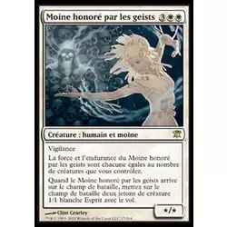 Moine honoré par les geists