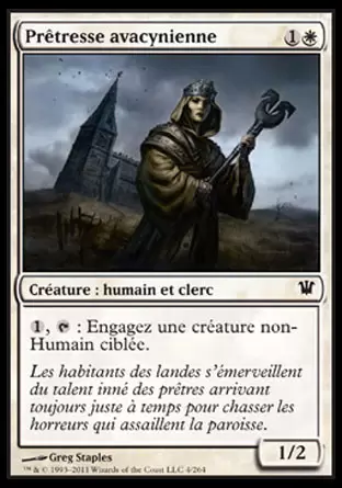 Innistrad - Prêtresse avacynienne
