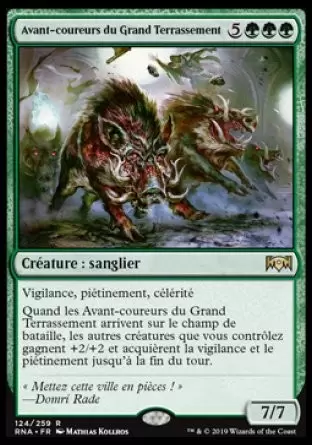 L\'allégeance de Ravnica - Avant-coureurs du Grand Terrassement