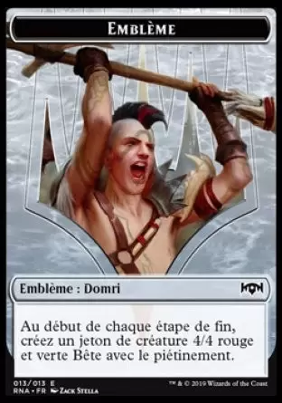 L\'allégeance de Ravnica - Emblème Domri, porteur de chaos