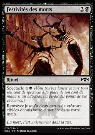 L\'allégeance de Ravnica - Festivités des morts