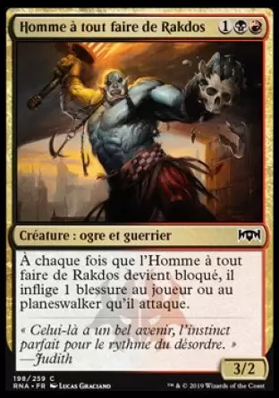 L\'allégeance de Ravnica - Homme à tout faire de Rakdos