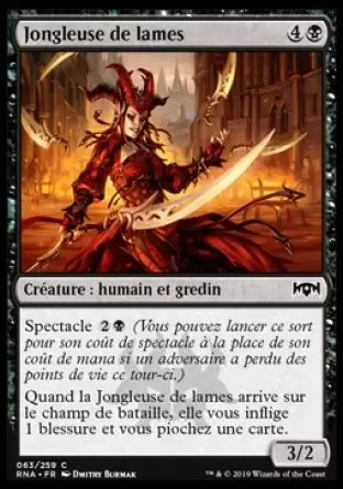 L\'allégeance de Ravnica - Jongleuse de lames
