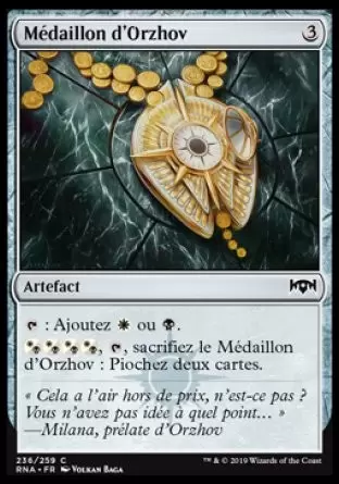 L\'allégeance de Ravnica - Médaillon d\'Orzhov