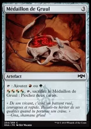 L\'allégeance de Ravnica - Médaillon de Gruul