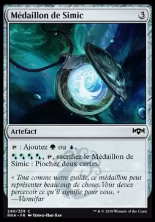 L\'allégeance de Ravnica - Médaillon de Simic