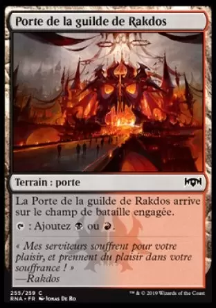 L\'allégeance de Ravnica - Porte de la guilde de Rakdos