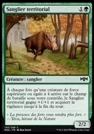 L\'allégeance de Ravnica - Sanglier territorial