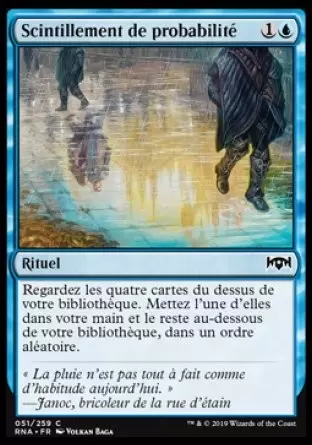 L\'allégeance de Ravnica - Scintillement de probabilité