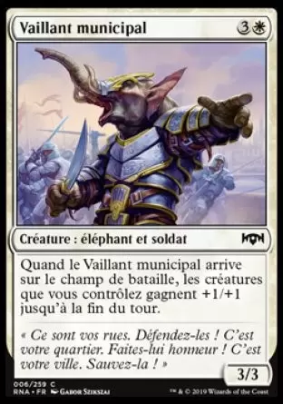 L\'allégeance de Ravnica - Vaillant municipal