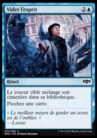 L\'allégeance de Ravnica - Vider l\'esprit