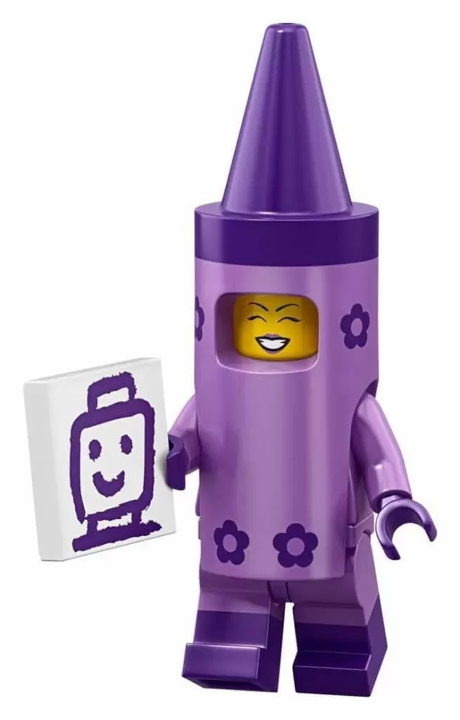 Minifigures : The Lego Movie 2 - Crayon Suit Girl