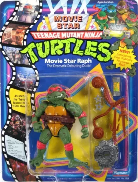Vintage Teenage Mutant Ninja Turtles (TMNT) - Movie Star Raph