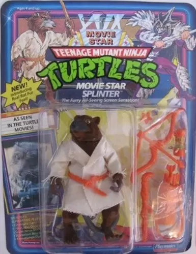 Vintage Teenage Mutant Ninja Turtles (TMNT) - Movie Star Splinter