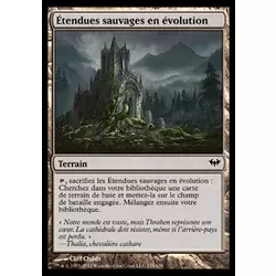 Étendues sauvages en évolution