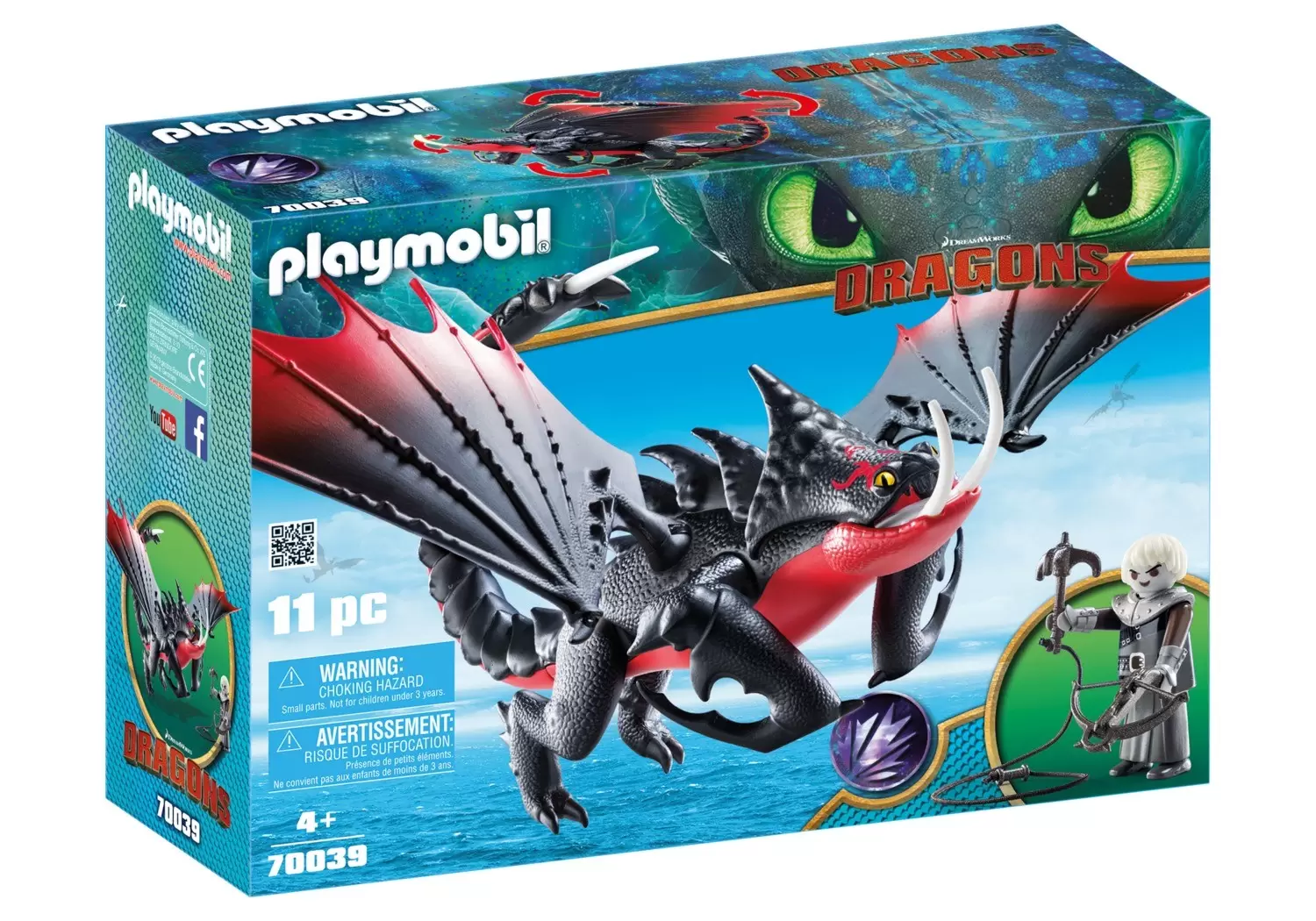 Playmobil Film Dragons - Agrippemort et Grimmel