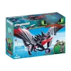 PLAYMOBIL How To Train Your Dragon Fishlegs and Meatlug Action Figure Sets