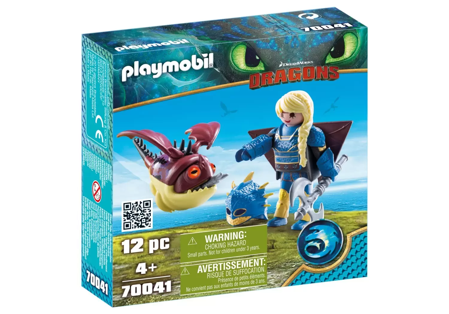 Astrid with Hobgobbler - Playmobil Dragons Movie 70041