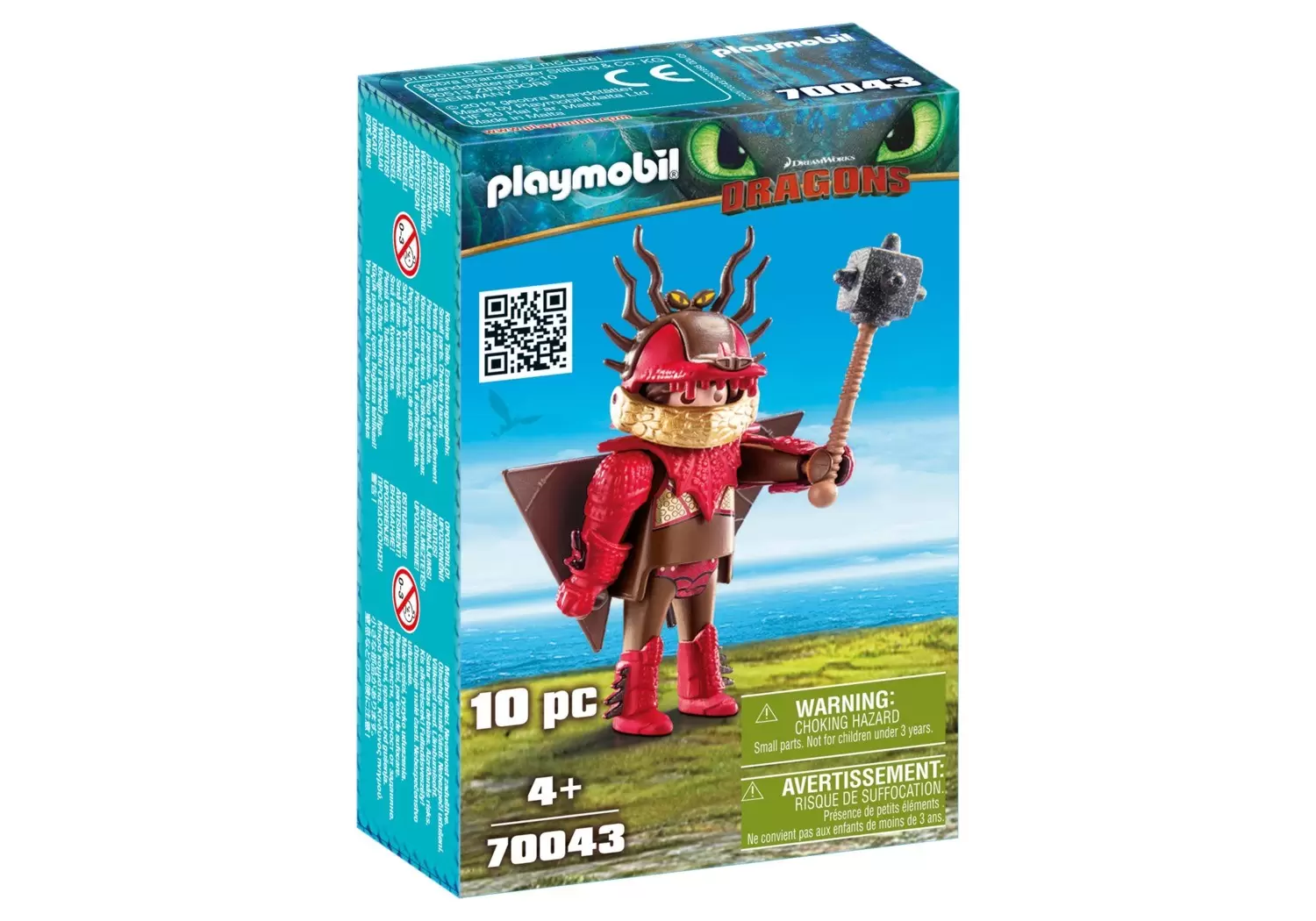 Playmobil Film Dragons - Rustik en combinaison de vol