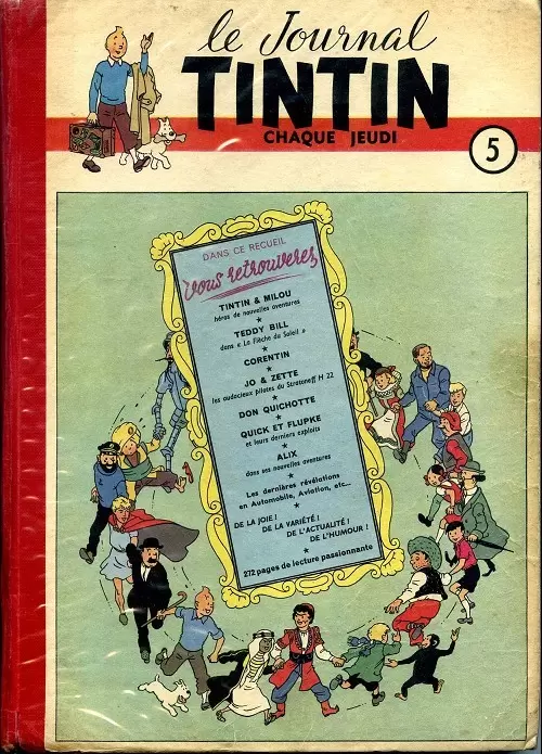 Recueil du journal de Tintin - Tintin Album du Journal N° 005