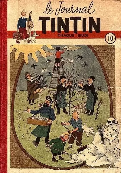 Recueil du journal de Tintin - Tintin Album du Journal N° 010