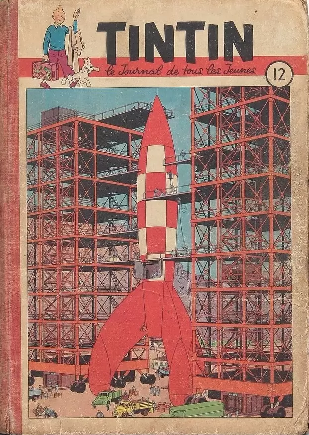Recueil du journal de Tintin - Tintin Album du Journal N° 012