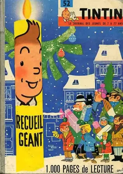 Recueil du journal de Tintin - Tintin Album du Journal N° 052