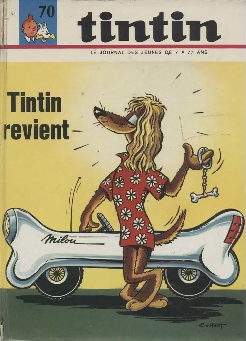 Recueil du journal de Tintin - Tintin Album du Journal N° 070