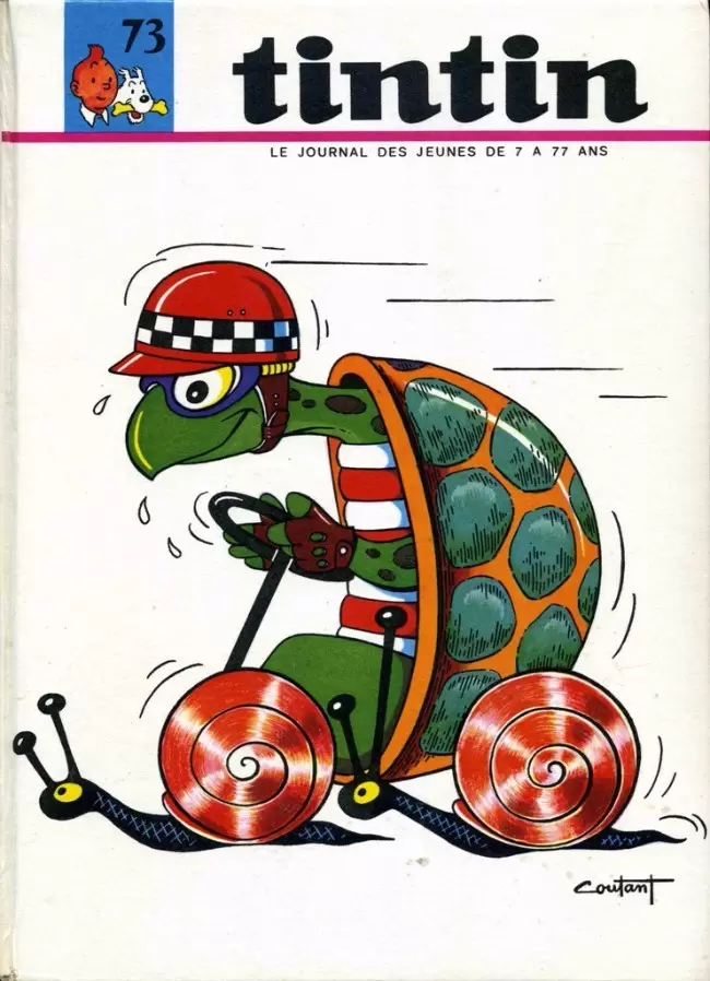Recueil du journal de Tintin - Tintin Album du Journal N° 073