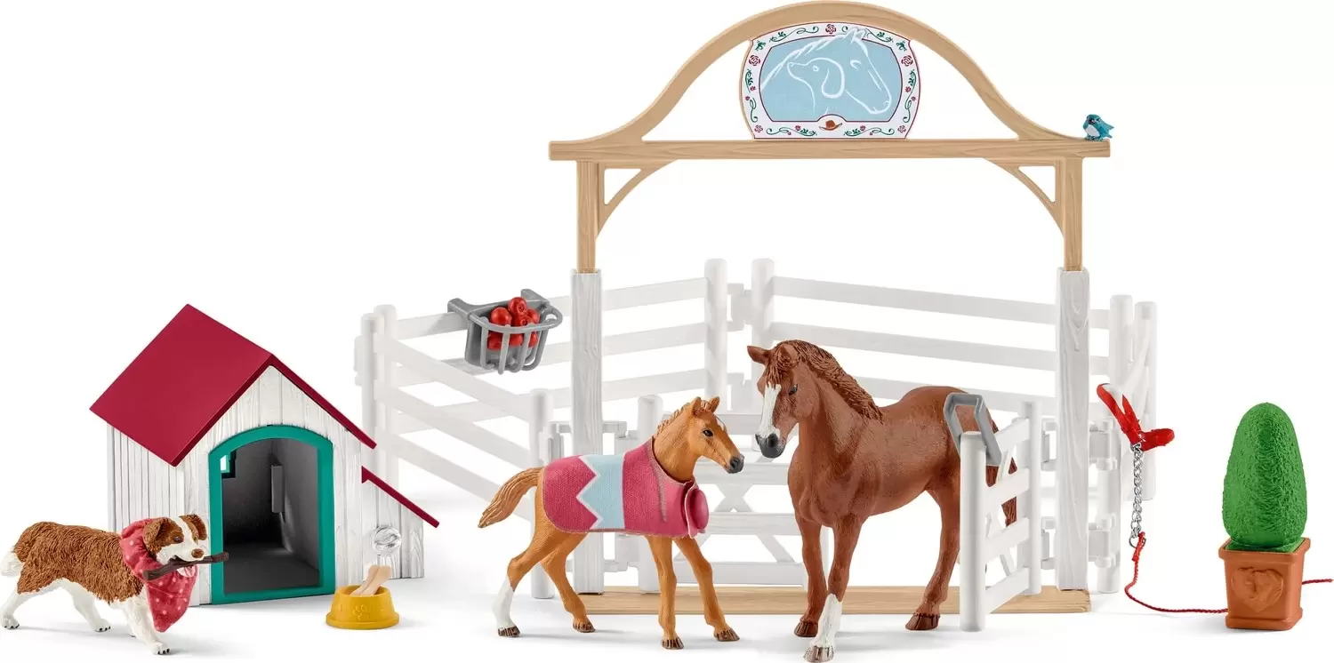 Horse Club - Horse Club chevaux invités d\'Hannah avec chienne Ruby