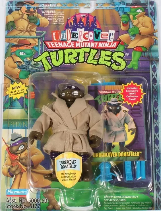 Undercover Donatello - figurine Les Tortues Ninja (1988 à 1997)