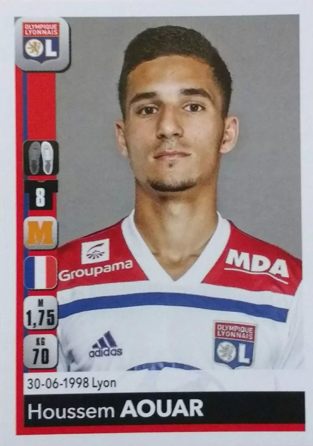Championnat de France 2018-2019 - Houssem Aouar - Olympique Lyonnais