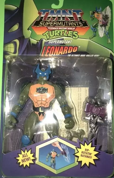 Vintage Teenage Mutant Ninja Turtles (TMNT) - Supermutants (Leonardo)