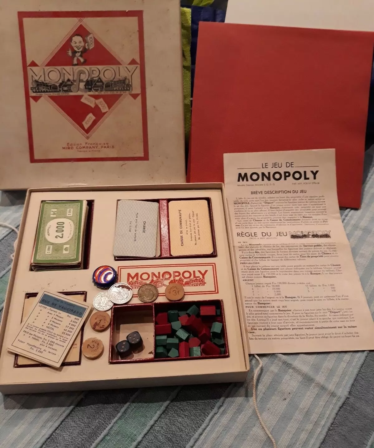 Monopoly Original - Monopoly Licence Parker éditions Miro