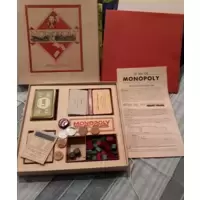 Monopoly Licence Parker éditions Miro
