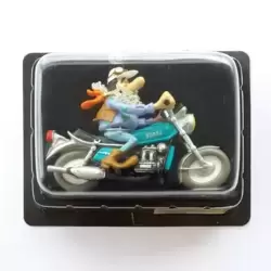 Bebert LINGO sur sa HONDA 1000 Goldwing de 1975