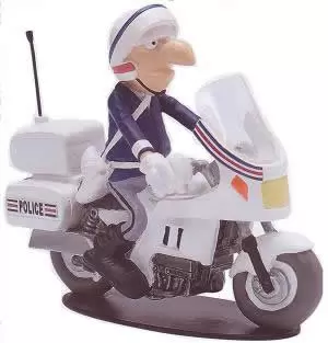 Figurines Joe Bar Team Série 1 - L\'agent PAITESEC sur sa BMW K75 RT - POLICE