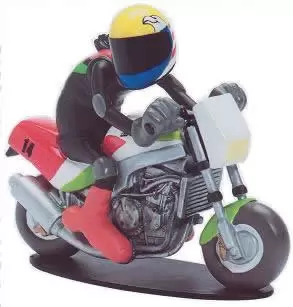 Figurines Joe Bar Team Série 1 - L. POTASTEF et sa KAWASAKI 750 STINGER STREET BIKE