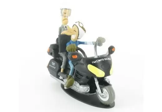 Figurines Joe Bar Team Série 1 - Paul Posichon et sa Honda 1800 Goldwing Taxi