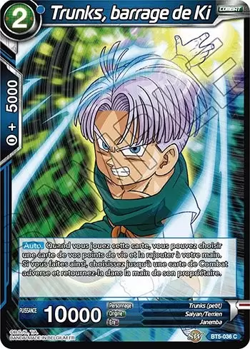Miraculous Revival [BT5] - Trunks, barrage de Ki