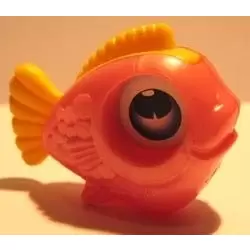  Orange magnifying fish