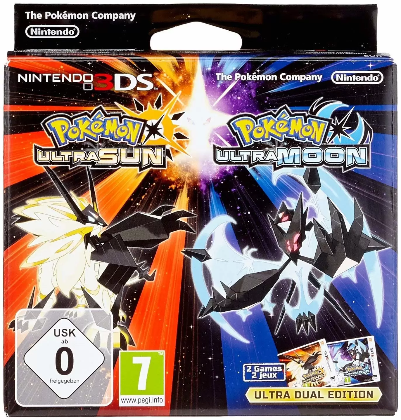 Jeux Nintendo 2DS / 3DS - Pokemon Ultra-Soleil et Pokemon Ultra-Lune Edition Deluxe Ultra Dual