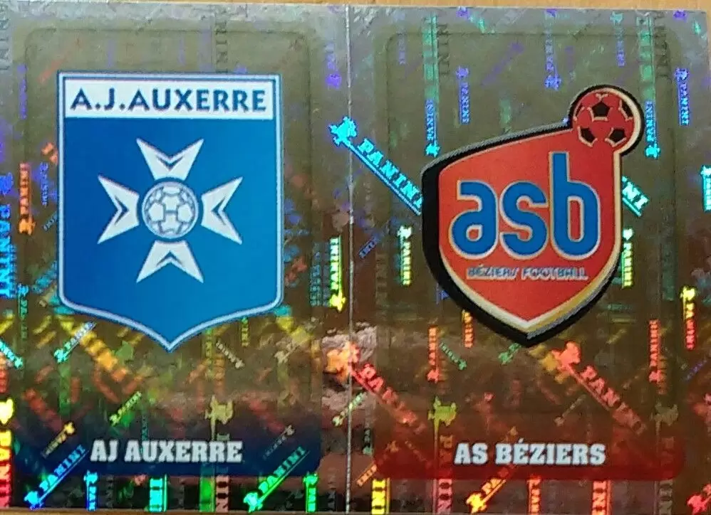 Championnat de France 2018-2019 - Écussons (AJ Auxerre / AS Béziers) - AJ Auxerre / AS Béziers