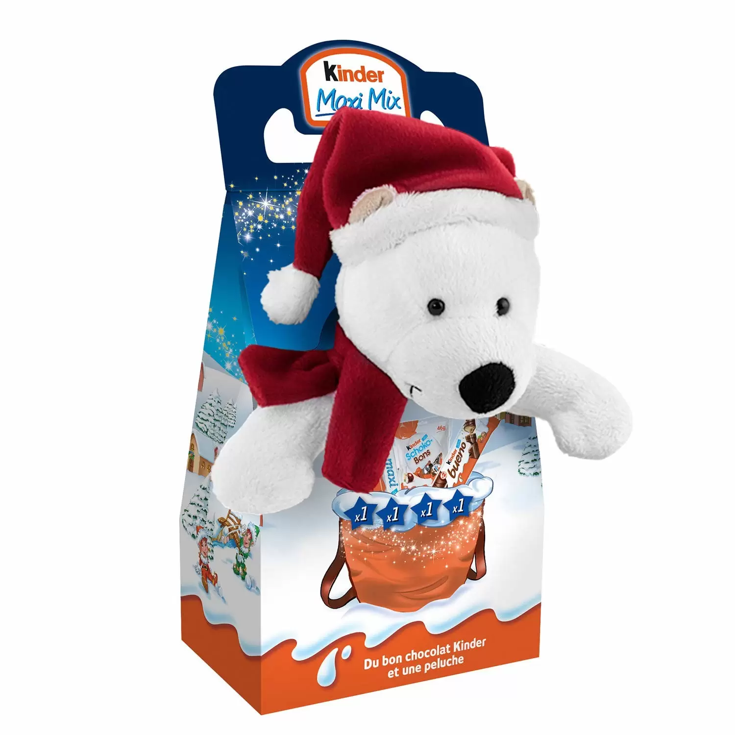Peluches Kinder - Noël 2018 - Ours Polaire