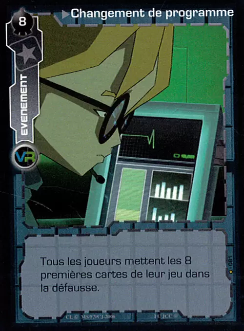Code Lyoko - Changement de programme