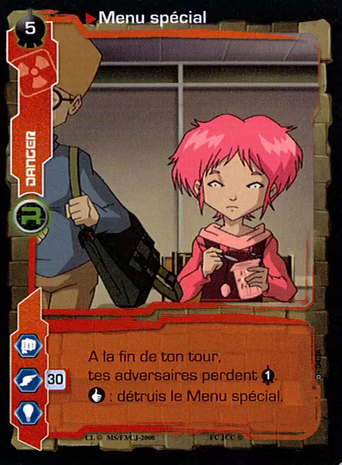 Code Lyoko - Menu Spécial