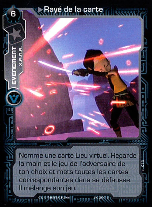 Code Lyoko - Rayé de la carte