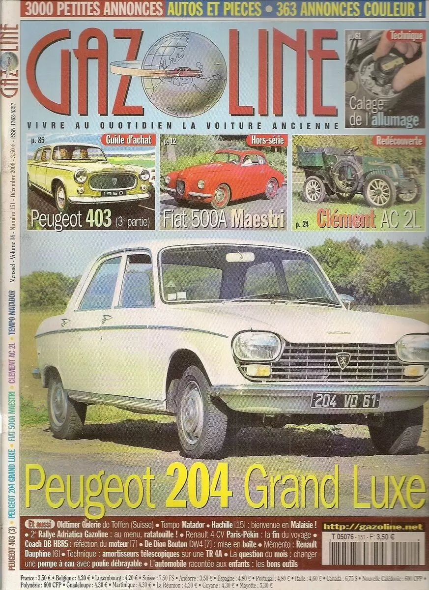 Gazoline - Magasine N° 151