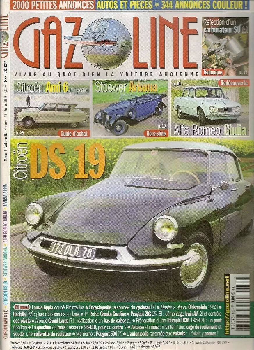 Gazoline - Magasine N° 158